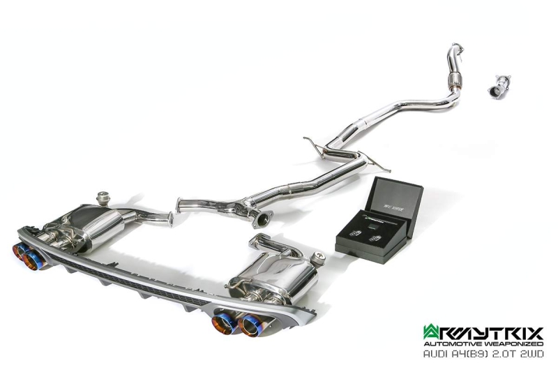 Audi A4 B9 2wd Sedan Avant Armytrix Valve Exhaust Performance Mods Best Aftermarket Tuning