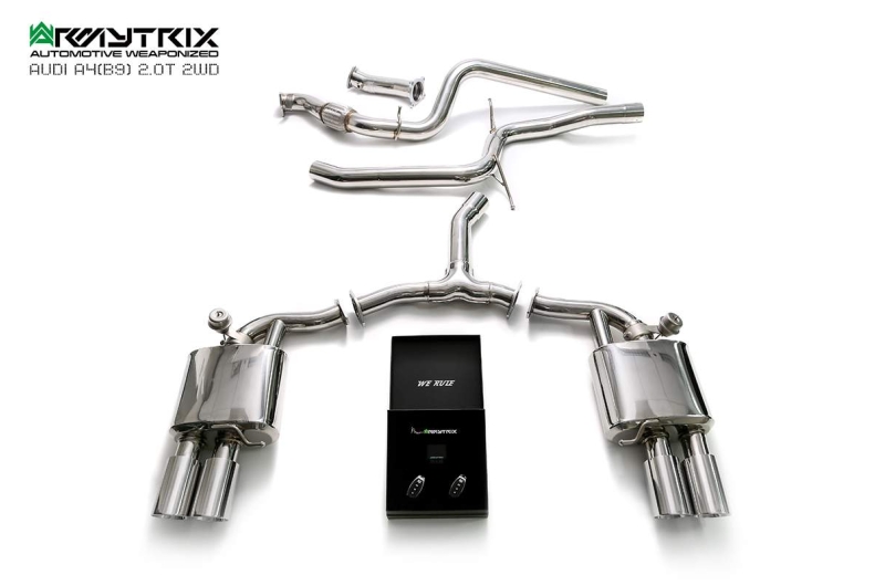 Audi A4 B9 2wd Sedan Avant Armytrix Valve Exhaust Performance Mods Best
