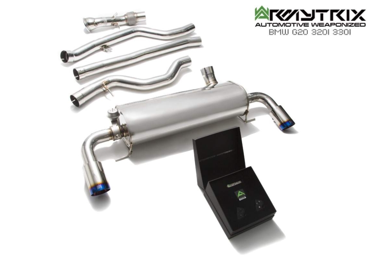 2019 Bmw G20 320i 330i Armytrix Valve Performance Exhaust Aftermarket
