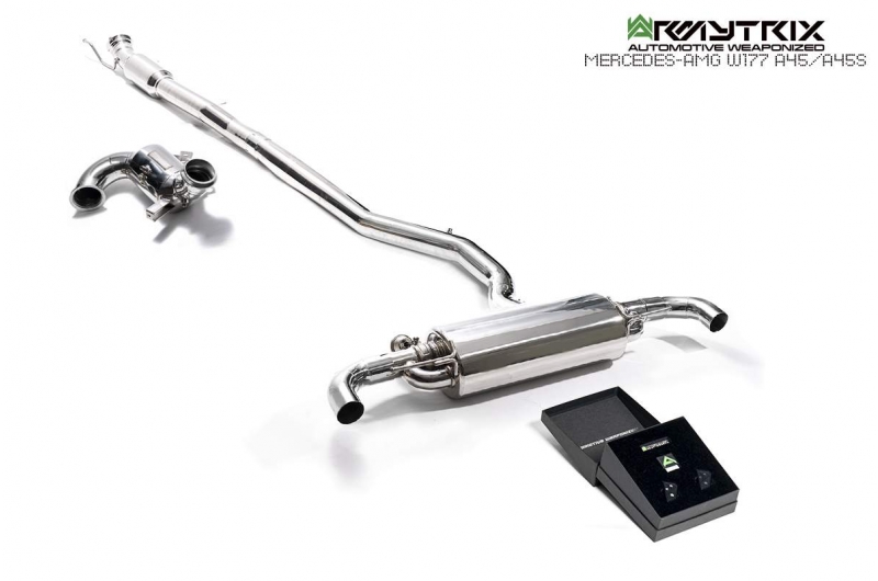 mercedes amg W177 a45s armytrix exhaust valvetronic
