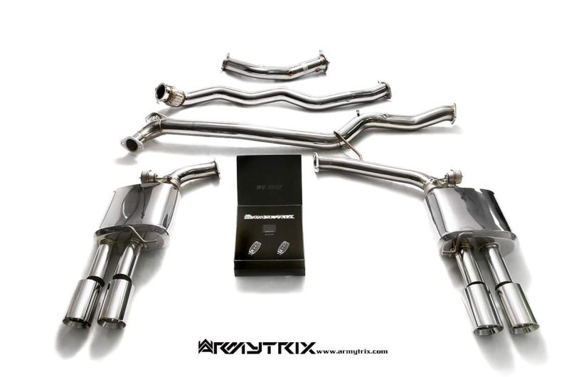 audi a4 b8 4d armytrix valvetronic exhaust