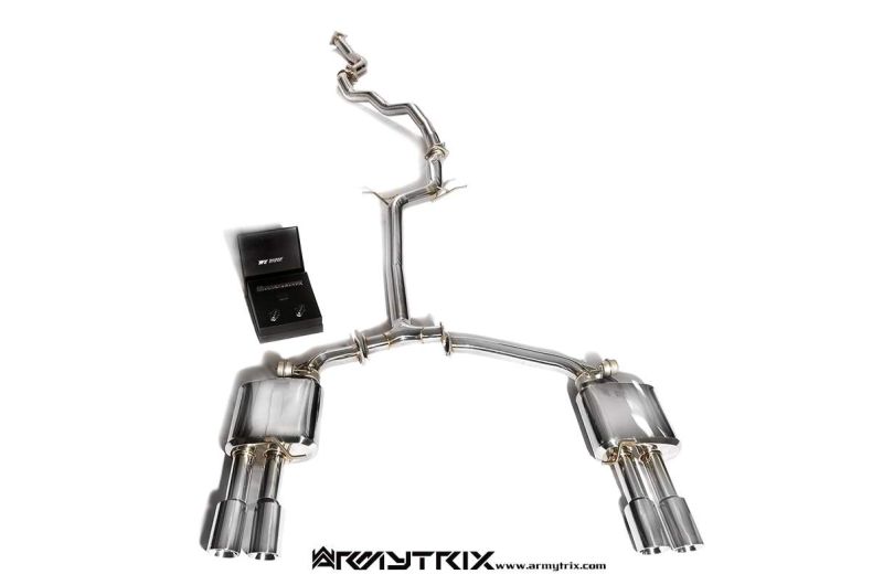 audi a4 b8 4d armytrix valvetronic exhaust