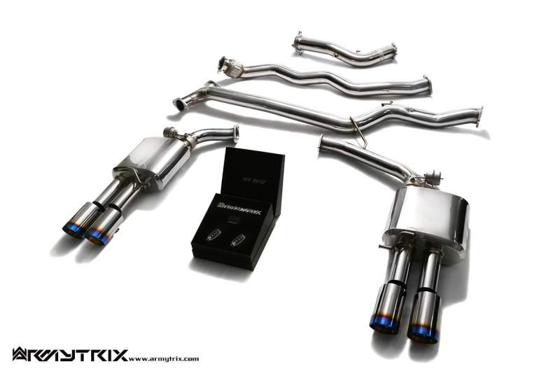 audi a4 b8 4d armytrix valvetronic exhaust