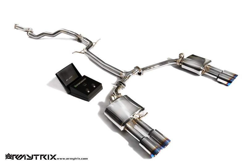 audi a4 b8 4d armytrix valvetronic exhaust