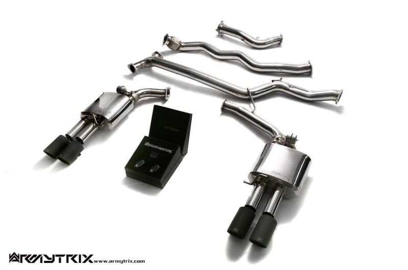 audi a4 b8 4d armytrix valvetronic exhaust