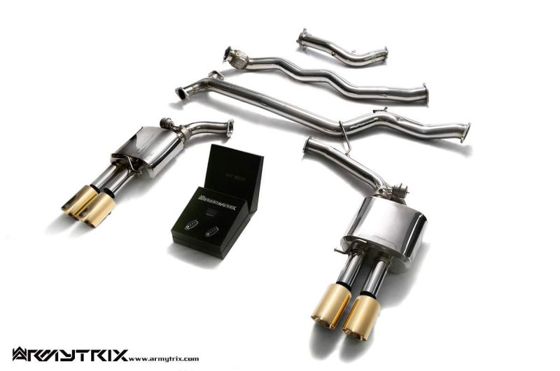 audi a4 b8 4d armytrix valvetronic exhaust