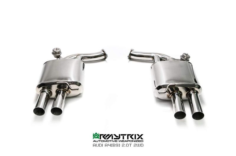 audi a4 b9 2wd armytrix valvetronic exhaust