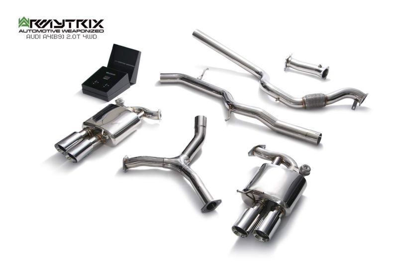 audi a4 b9 4wd armytrix valvetronic exhaust