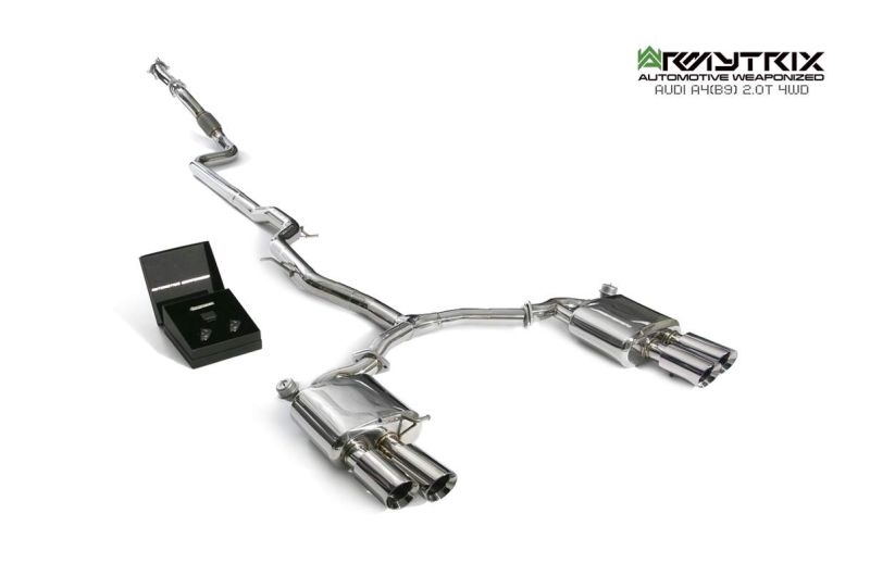 audi a4 b9 4wd armytrix valvetronic exhaust