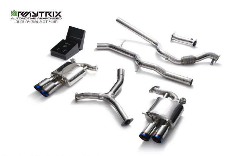 audi a4 b9 4wd armytrix valvetronic exhaust