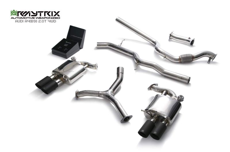 audi a4 b9 4wd armytrix valvetronic exhaust