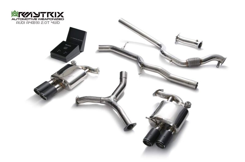 audi a4 b9 4wd armytrix valvetronic exhaust