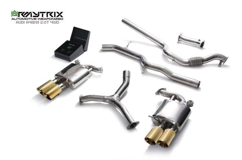 audi a4 b9 4wd armytrix valvetronic exhaust