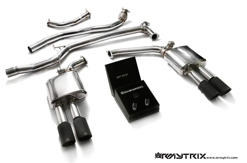 audi a5 b8 armytrix valvetronic exhaust