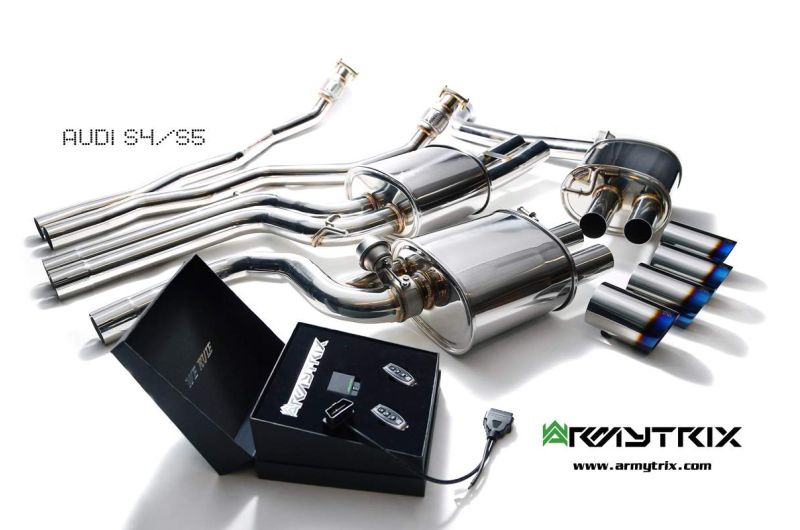 audi s4 b8 armytrix valvetronic exhaust