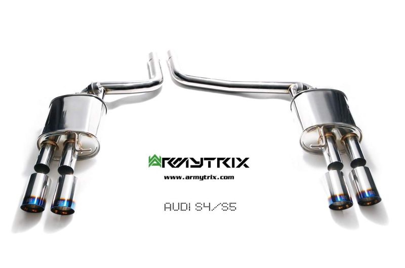 audi s4 b8 armytrix valvetronic exhaust