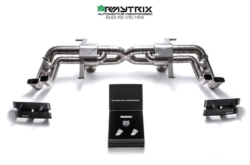 audi r8 v10 mk2 armytrix valvetronic exhaust