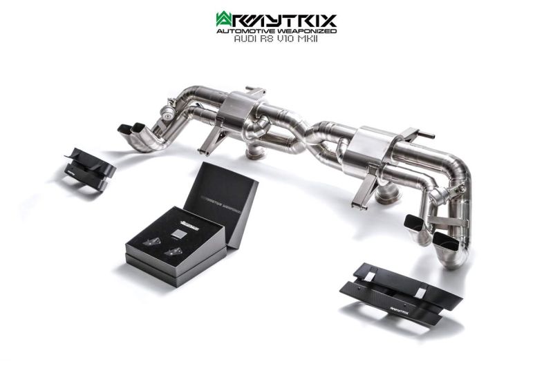 audi r8 v10 mk2 armytrix valvetronic exhaust