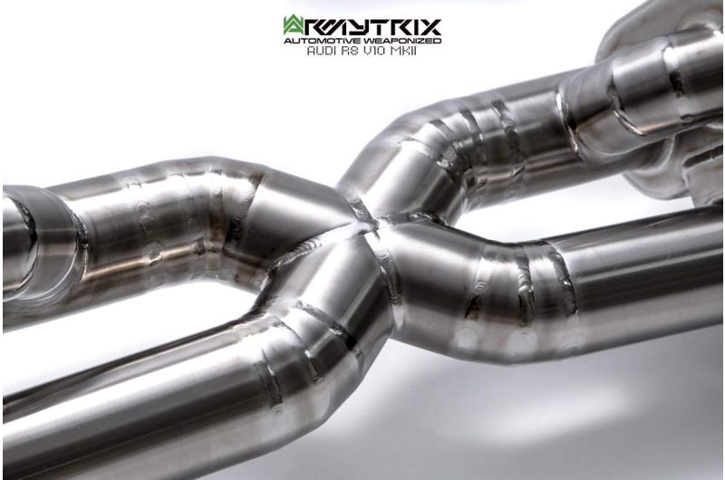 audi r8 v10 mk2 armytrix valvetronic exhaust