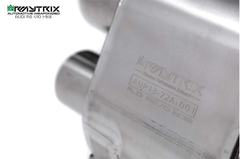 audi r8 v10 mk2 armytrix valvetronic exhaust