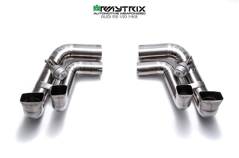 audi r8 v10 mk2 armytrix valvetronic exhaust