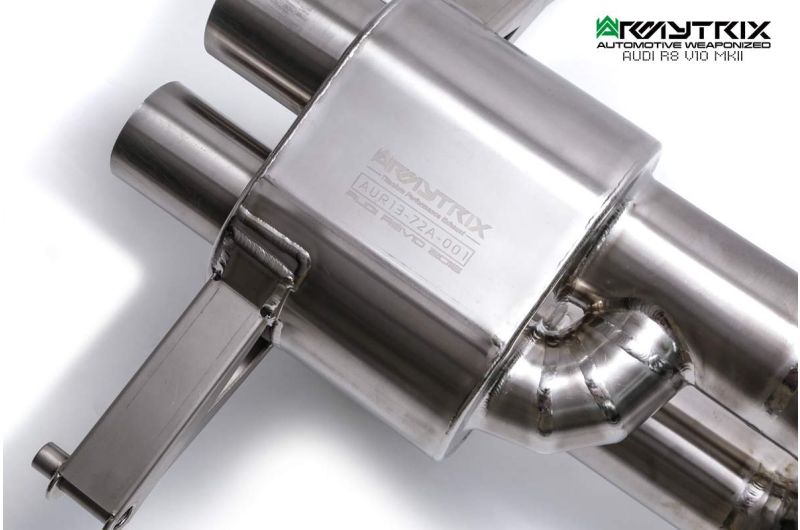 audi r8 v10 mk2 armytrix valvetronic exhaust