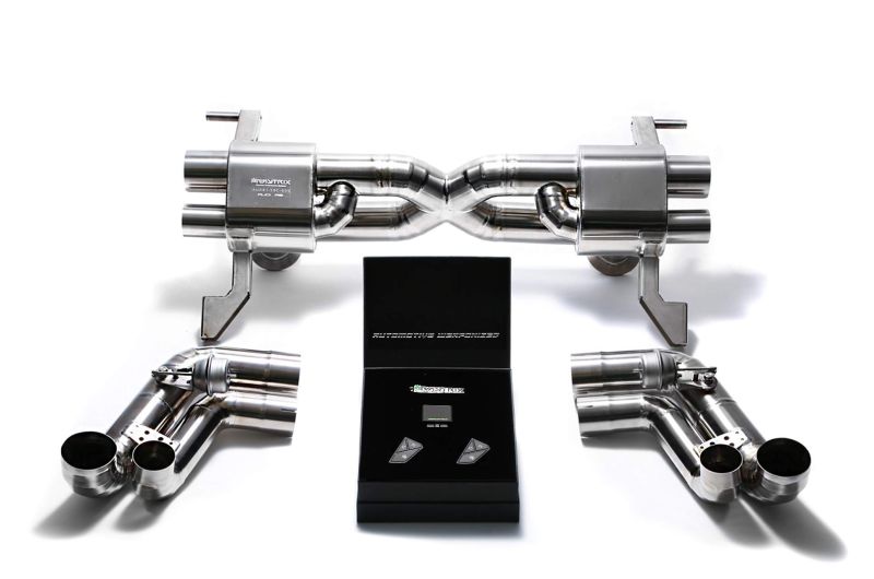 audi r8 v8 armytrix valvetronic exhaust