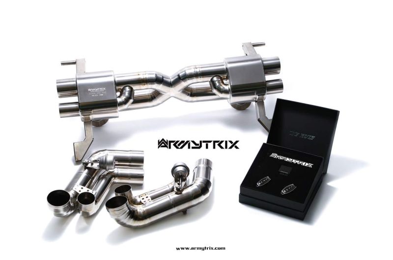 audi r8 v8 armytrix valvetronic exhaust