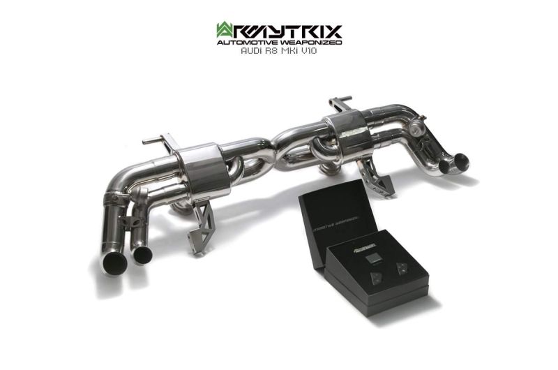 audi r8 v10 armytrix valvetronic exhaust