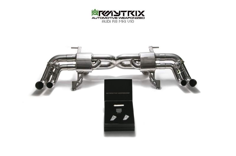 audi r8 v10 armytrix valvetronic exhaust