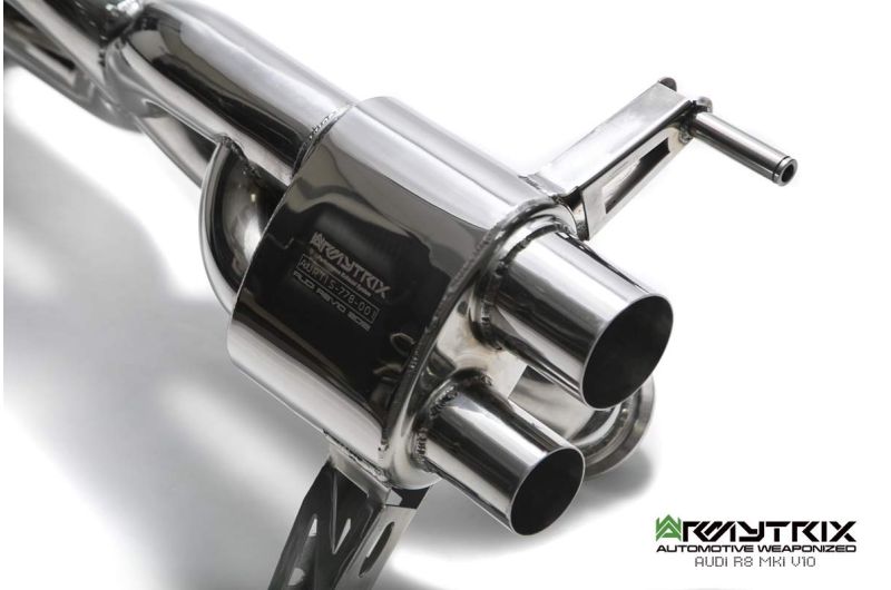 audi r8 v10 armytrix valvetronic exhaust