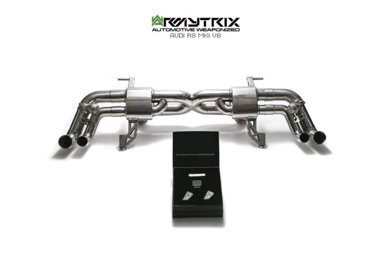 audi r8 v8 armytrix valvetronic exhaust