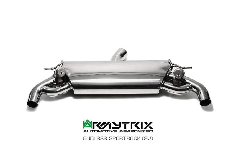 audi rs3 8v armytrix valvetronic exhaust