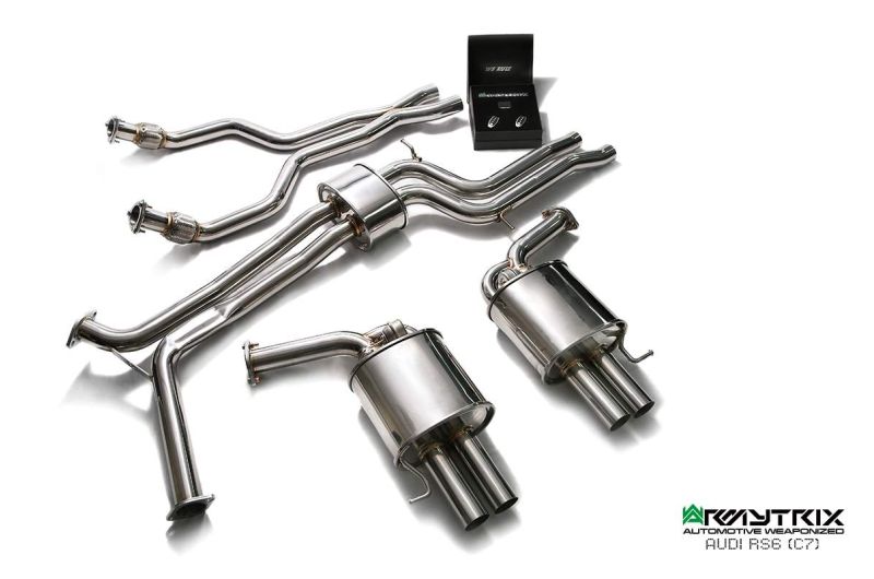 audi rs6 c7 armytrix valvetronic exhaust