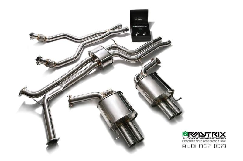 audi rs7 c7 armytrix valvetronic exhaust