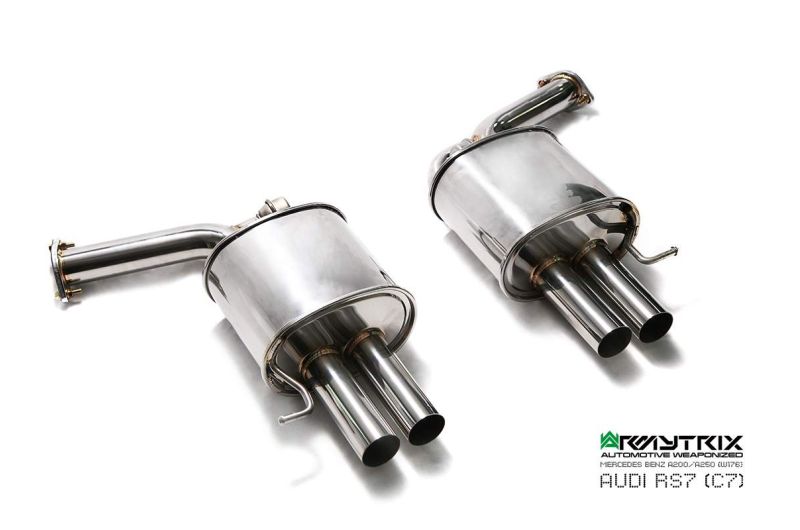 audi rs7 c7 armytrix valvetronic exhaust