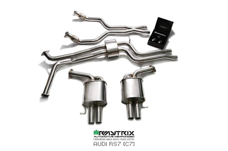 audi rs7 c7 armytrix valvetronic exhaust