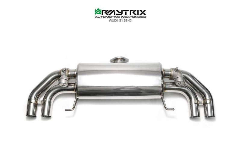 audi s1 8x armytrix valvetronic exhaust