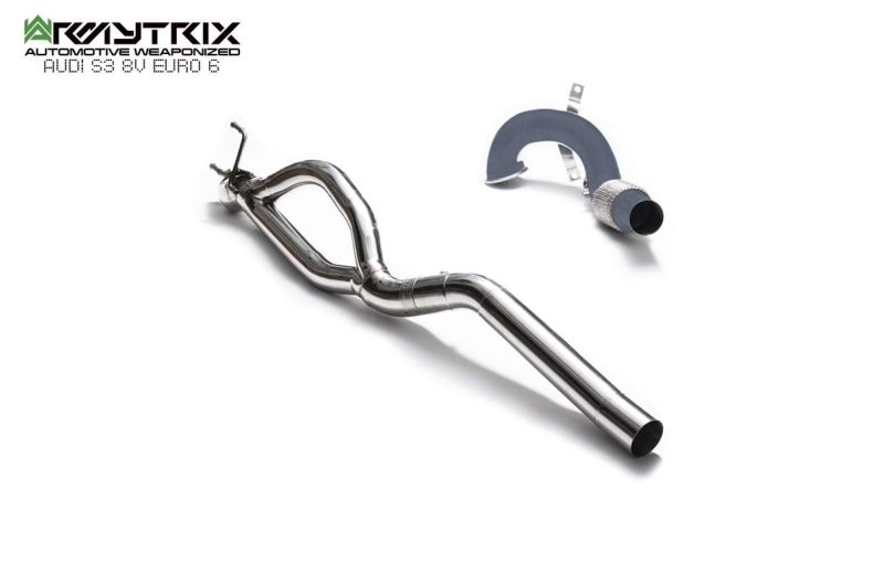 audi s3 8v sedan 4d armytrix exhaust valvetronic downpipe straightpipe