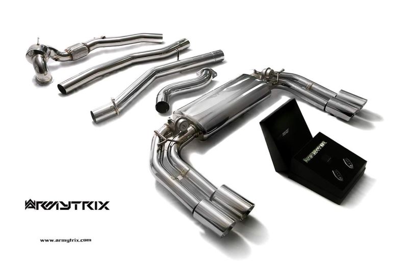 audi s3 8v sportback 4d armytrix valvetronic exhaust