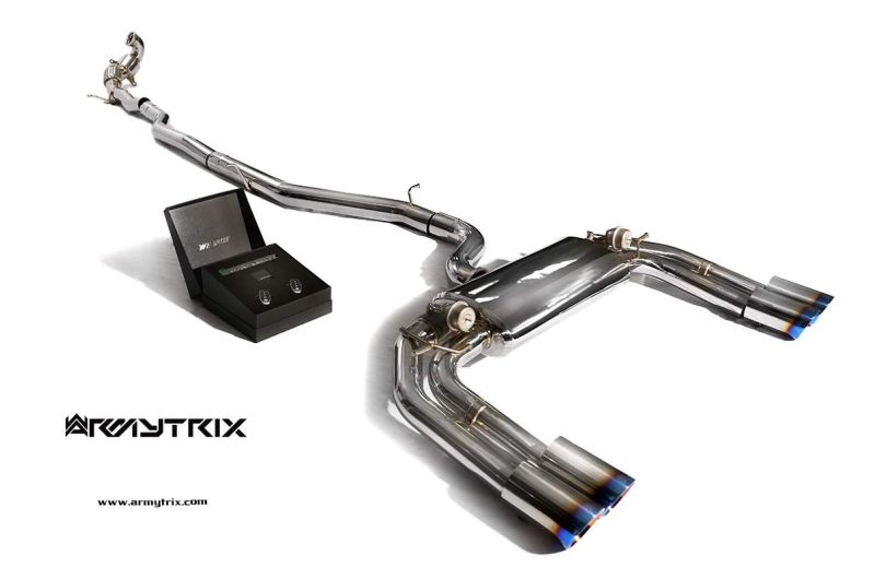 audi s3 8v sportback 4d armytrix valvetronic exhaust