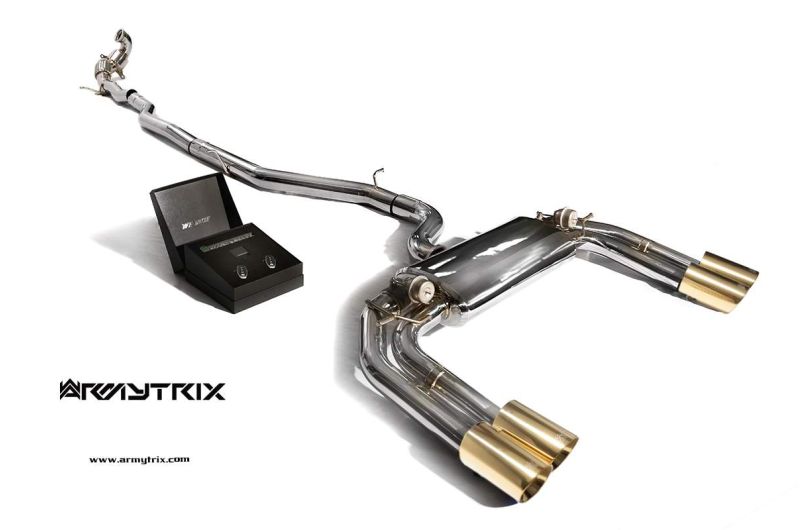 audi s3 8v sportback 4d armytrix valvetronic exhaust