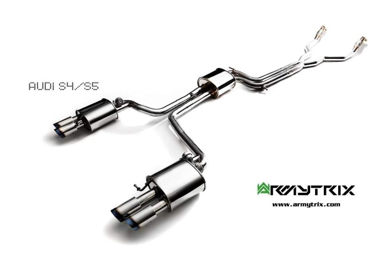 audi s5 b8 armytrix valvetronic exhaust