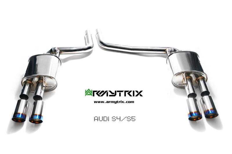 audi s5 b8 armytrix valvetronic exhaust