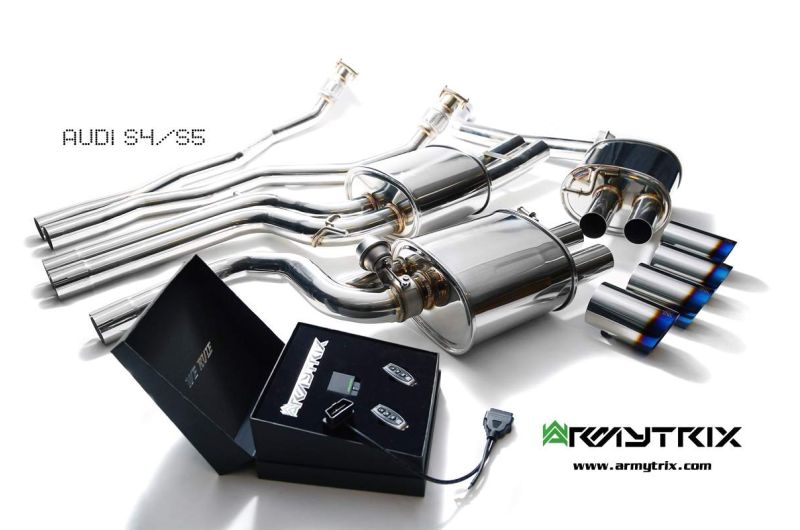 audi s5 b8 armytrix valvetronic exhaust