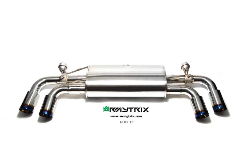 audi tts 8j mk2 armytrix valvetronic exhaust