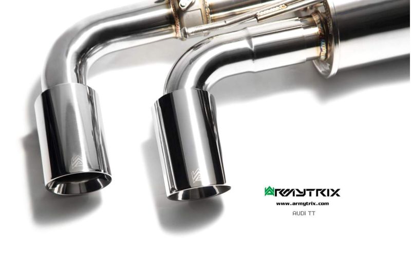 audi tts 8j mk2 armytrix valvetronic exhaust