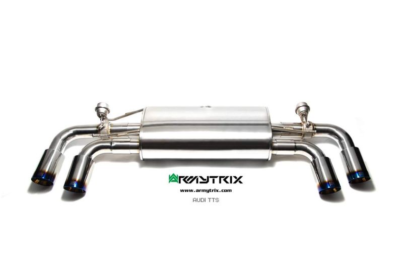 audi tts 8j mk2 4wd armytrix valvetronic exhaust