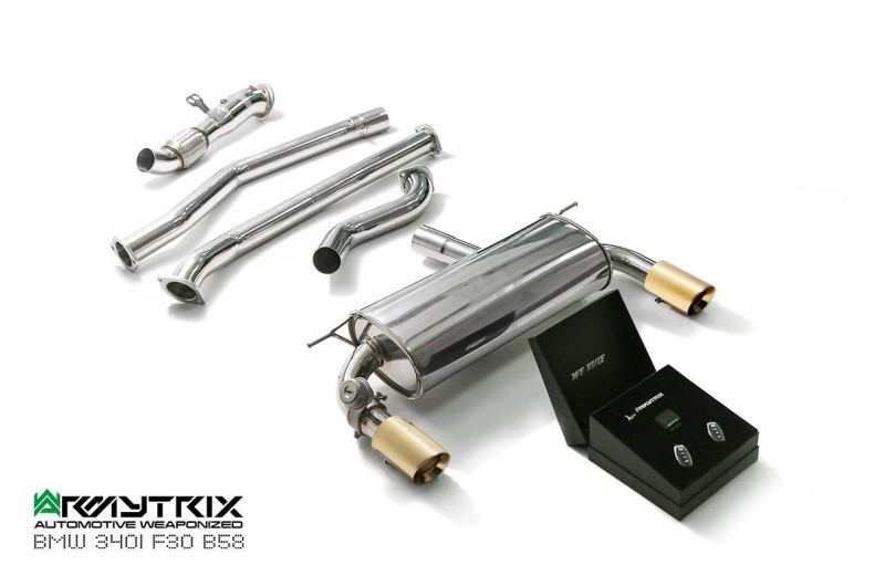 bmw F30 F31 340i F36 440i b58 armytrix valvetronic exhaust