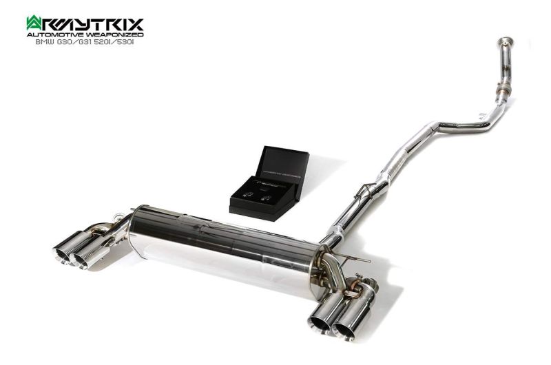 bmw 520i 530i g30 g31 armytrix valvetronic exhaust